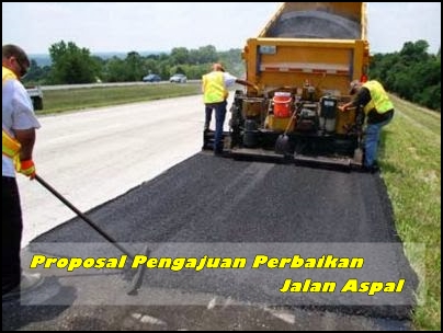Contoh Proposal Pengajuan Perbaikan  Jalan  Aspal Kab  Bantul 