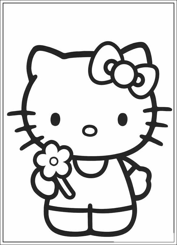 Ausmalbilder zum Ausdrucken: Ausmalbilder von Hello Kitty ...