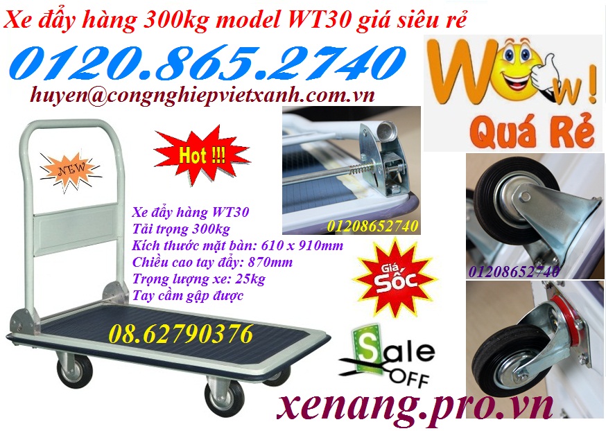 Xe đẩy hàng 300kg