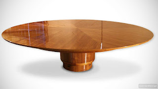 Expandable Round Dining Table