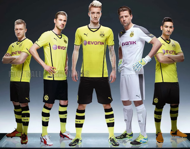 Kaos Kaki Grade Ori Dortmund Home Official 2013-2014