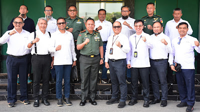 Danrem 132/Tadulako Terima Audiensi PT Pertamina EP Cepu Regional 4 Indonesia Timur