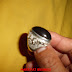 Cincin perak batu BLACK JADE GUNUNG size jumbo perak ukir lafal by Wisata Craft