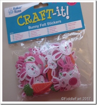 Baker Ross Bunny Felt Stickers