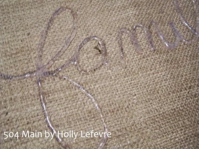 Burlap Table Runner by 504 Main #turkeytablescapes