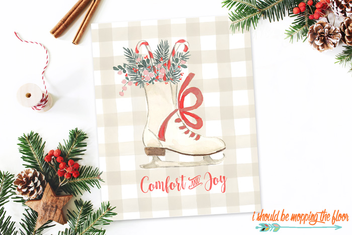 Free Comfort and Joy Printable