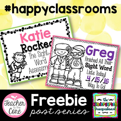 Get those sight word lists done