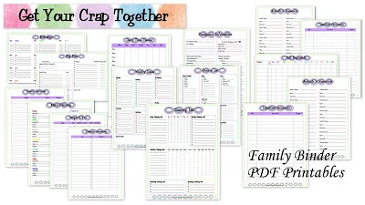 10+ Printables to Organize Your 2018