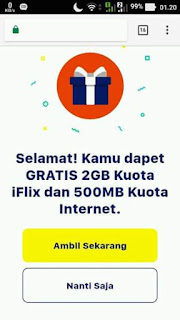 Cara Mendapat Kuota Gratis XL 2.5 GB Bulan Mei 2018