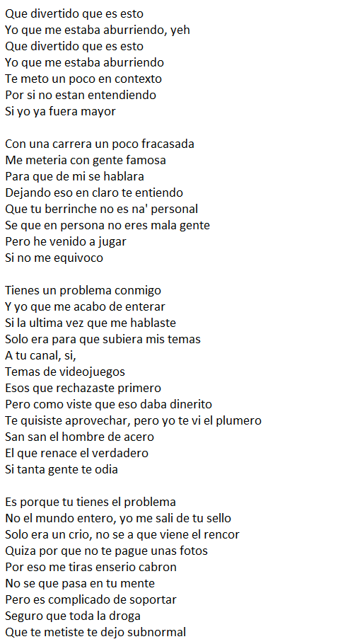 Letra Pollo Frito Zacort_