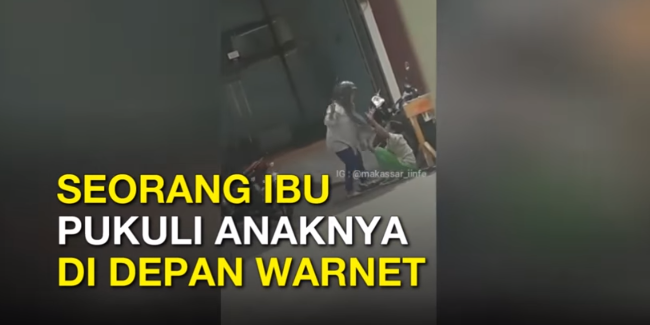 Video Anaknya Bolos Sekolah Emak Emak Ini Ngamuk Hajar Anaknya