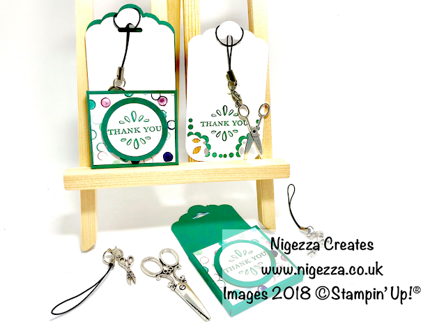 Stampin' Up!® Customer Thank you gift: Scissor Charm