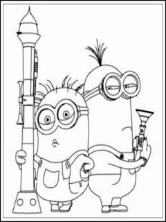 Desenhos do Minions para Colorir