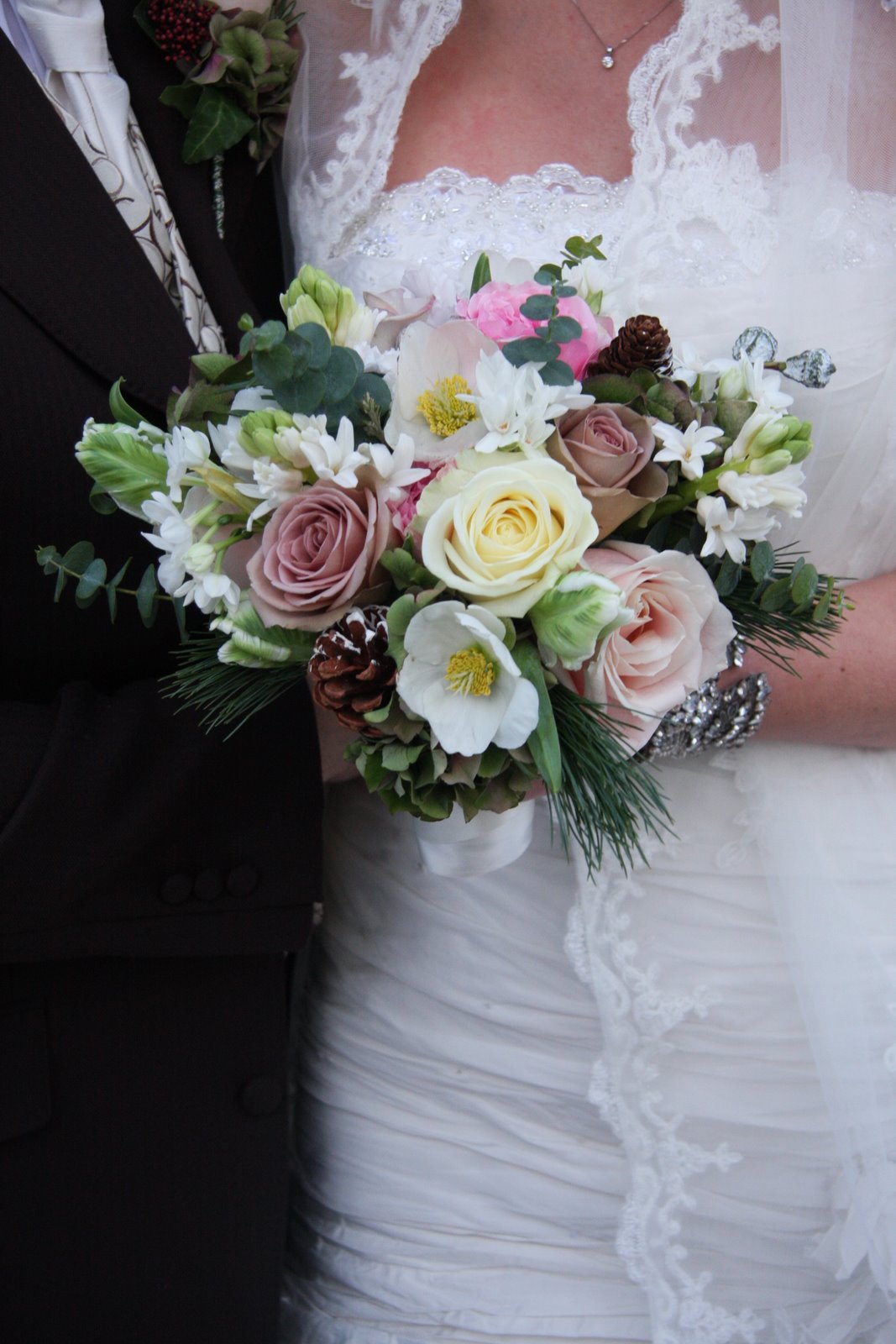 christmas wedding bouquet