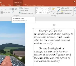 [14]: المسافات البادئة وتباعد الأسطر | بوربوينت powerpoint 2019