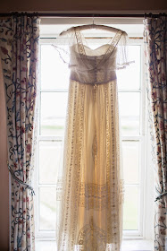Handmade antique wedding dress