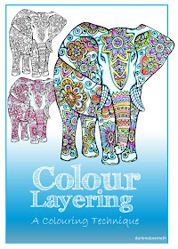 Three Elephants Coloured