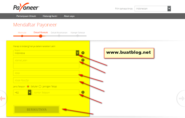 cara membuat akun payoneer gambar 3