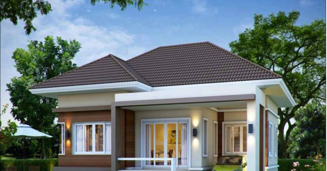 Rumah Minimalis Satu Lantai Tampak Depan 2017 - Desain 