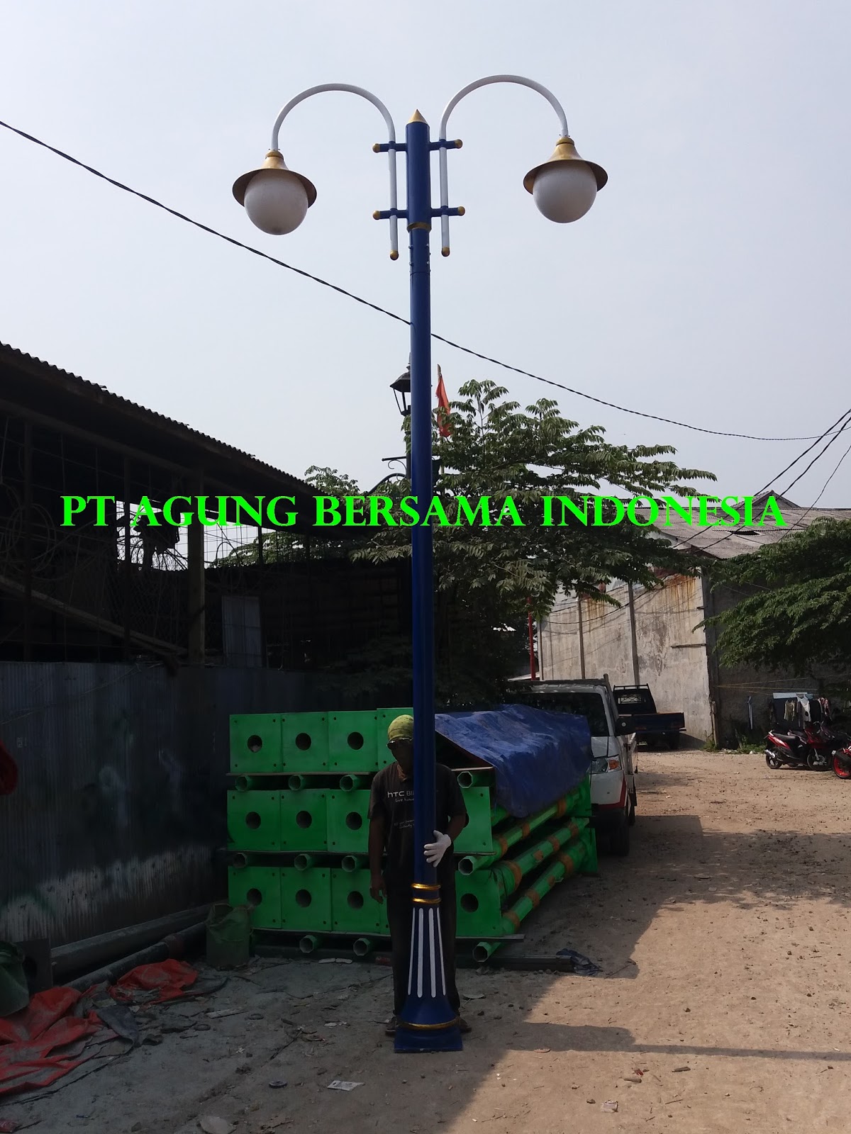  harga  jual tiang  lampu  jalan  PJU oktagonal 6 7 9 meter 