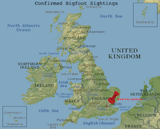 bigfoot sword of the earthman bigfoot sightings map United kingdom bigfoot comic bigfoot graphic novel