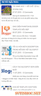 Code bài đăng ngẫu nhiên cho blogspot