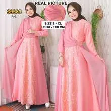 Gaun Pesta Gamis Muslim Original Model Terbaru Harga Online - Model baju gamis untuk pesta
