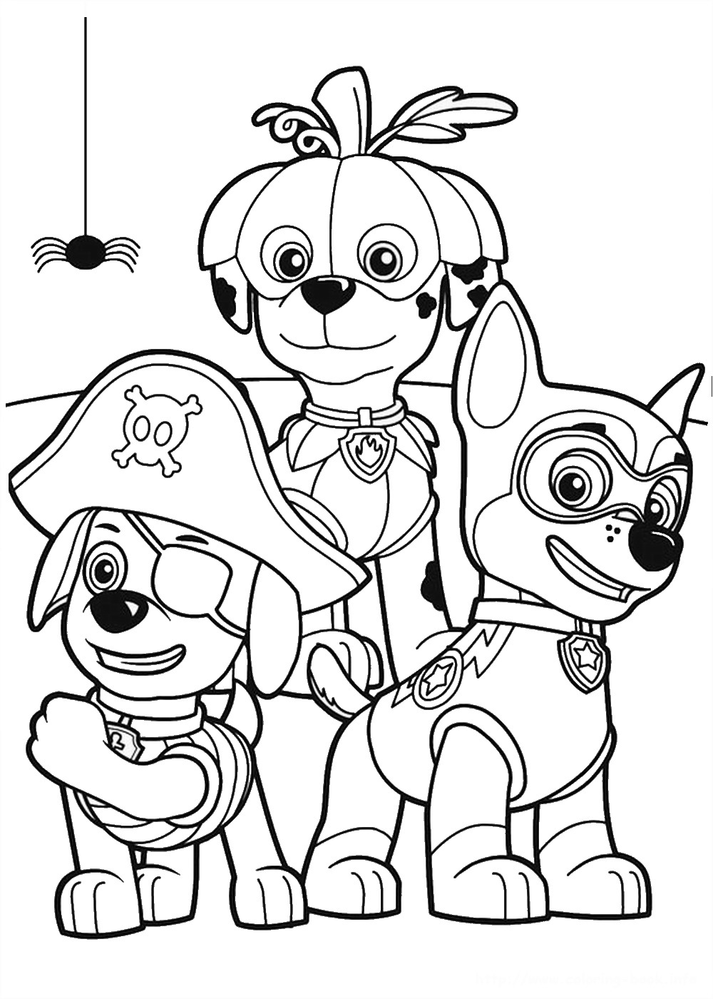 Free Nick  Jr  Paw  Patrol  Coloring  Pages 