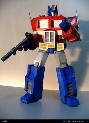 Transformers Papercraft - Optimus Prime