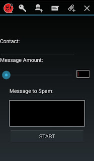 Selecting contact and number of messages