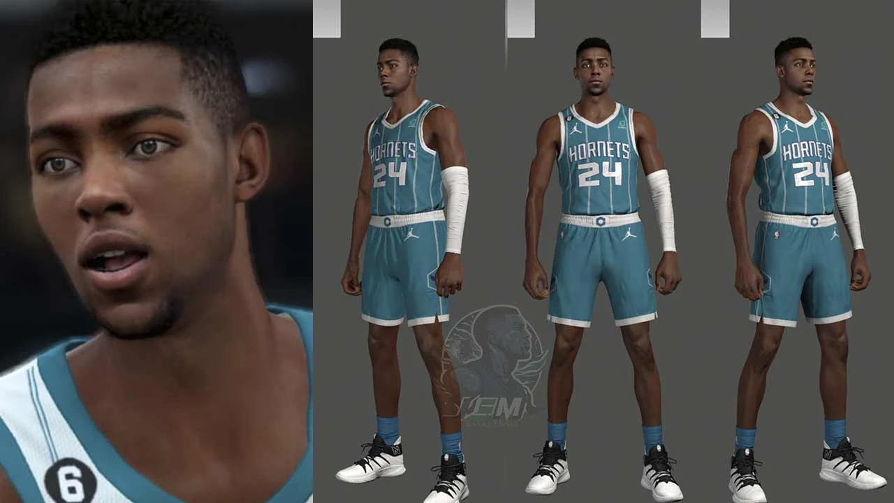 NBA 2K23 Brandon Miller Cyberface