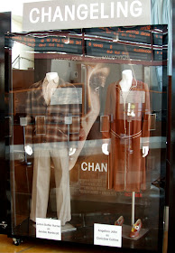 Original Changeling movie costumes on display