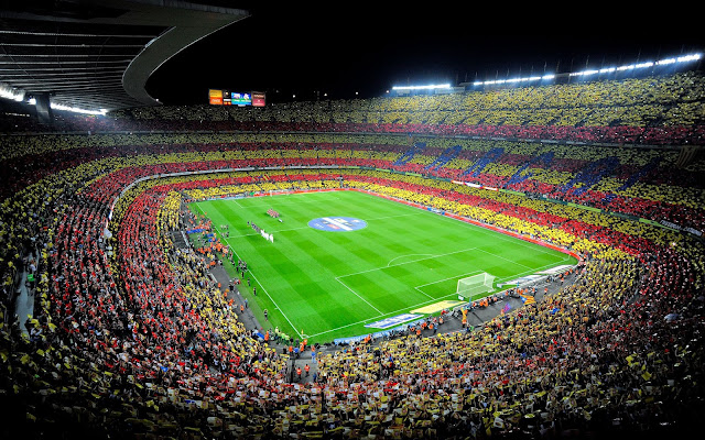 Camp Nou Stadium , Barcelona Spain
