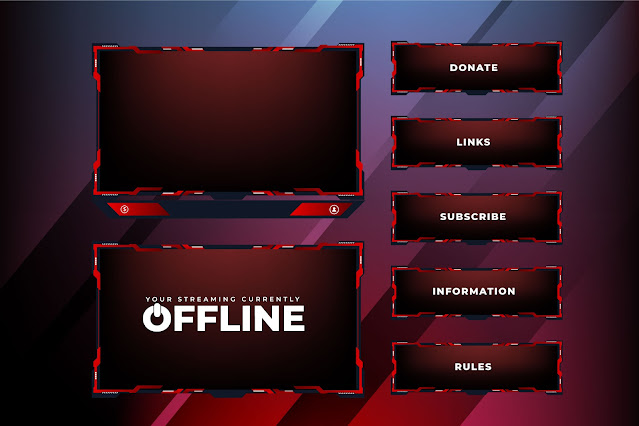 Gaming Screen Interface Border Design Free Download