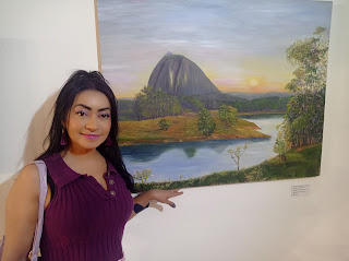 Paisaje en Guatapé, Antioquia