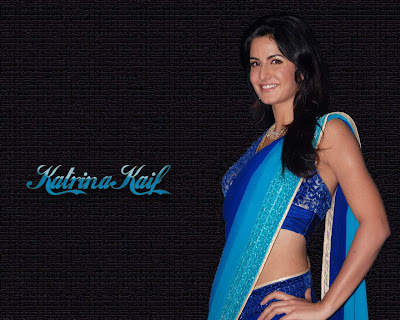 bollywood actress katrina kaif in hot saree photos