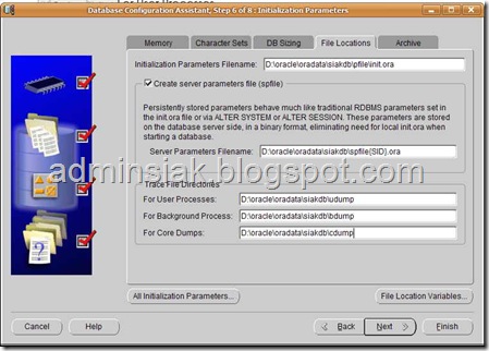 file locations siak siakdb