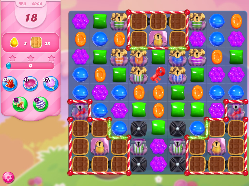 Candy Crush Saga level 4906