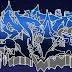 blue color tag graffiti alphabet letters - graffiti drawing sketches