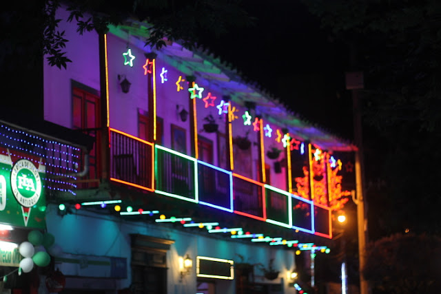 christmas lights medellin colombia