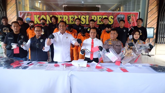 Gabungan Reskrim Polda Jateng dan Polres Batang Ringkus 5 Pelaku Curras Bersenpi