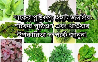 শাকের পুষ্টিগুণ