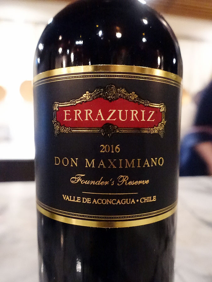 Errázuriz Don Maximiano Founder's Reserve 2016 (94 pts)