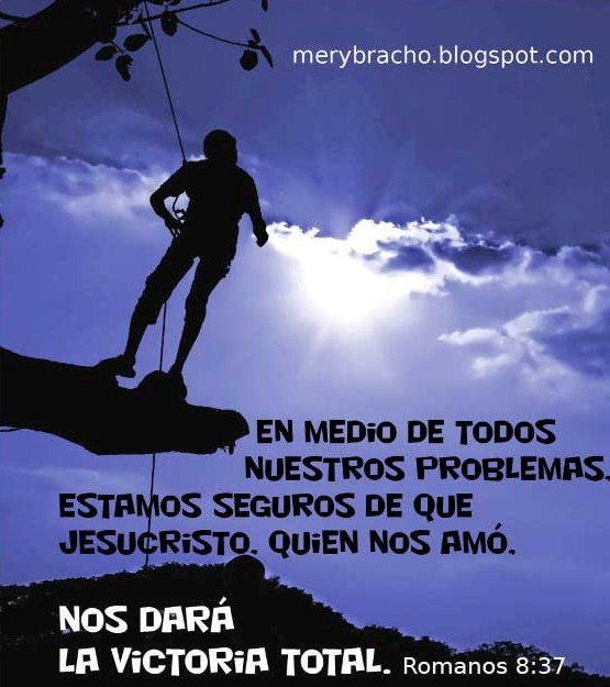 Fuerza Diaria para Vencer en la Vida. Frases bíblicas de fortaleza, fuerza para vencer problemas, dificultades, desafíos, retos. Frases cristianas para animar a un amigo, amiga en problemas. Citas bíblicas de Victoria, Vencer, enfrentar desafíos, no tener miedo y ser valiente.  postales cristianas de aliento, imágenes cristianas con versículos bíblicos. Palabras para el facebook, para mi muro, para compartir con amigos.