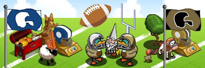 FarmVille Superbowl Decorations