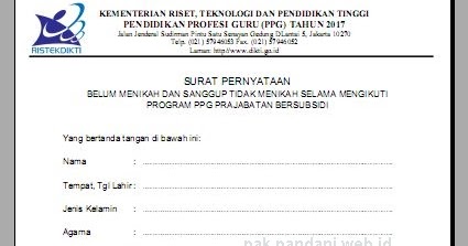 Contoh Surat Perjanjian Tidak Menikah Selama Magang : Surat Pernyataan Untuk Tidak Menikah Selama Magang