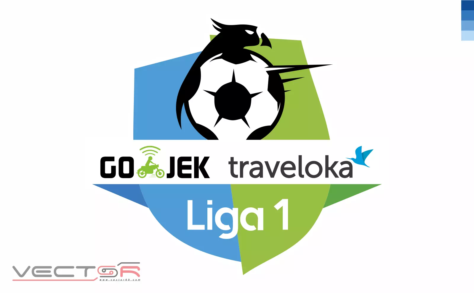 Gojek Traveloka Liga 1 Indonesia Logo - Download Vector File Encapsulated PostScript (.EPS)