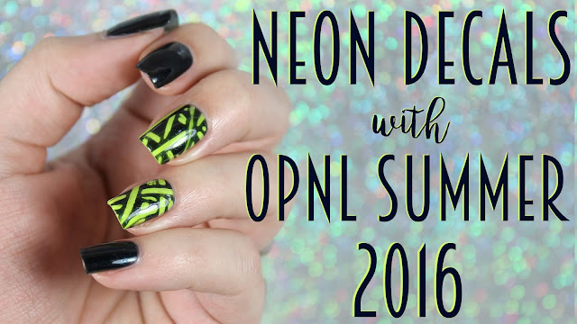 Octopus Party Nail Lacquer | More Summer Decal Nail Art