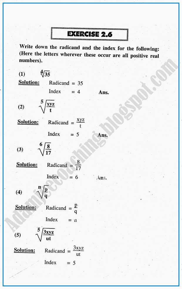 exercise-2-6-system-of-real-numbers-exponents-and-radicals-mathematics-notes-for-class-10th