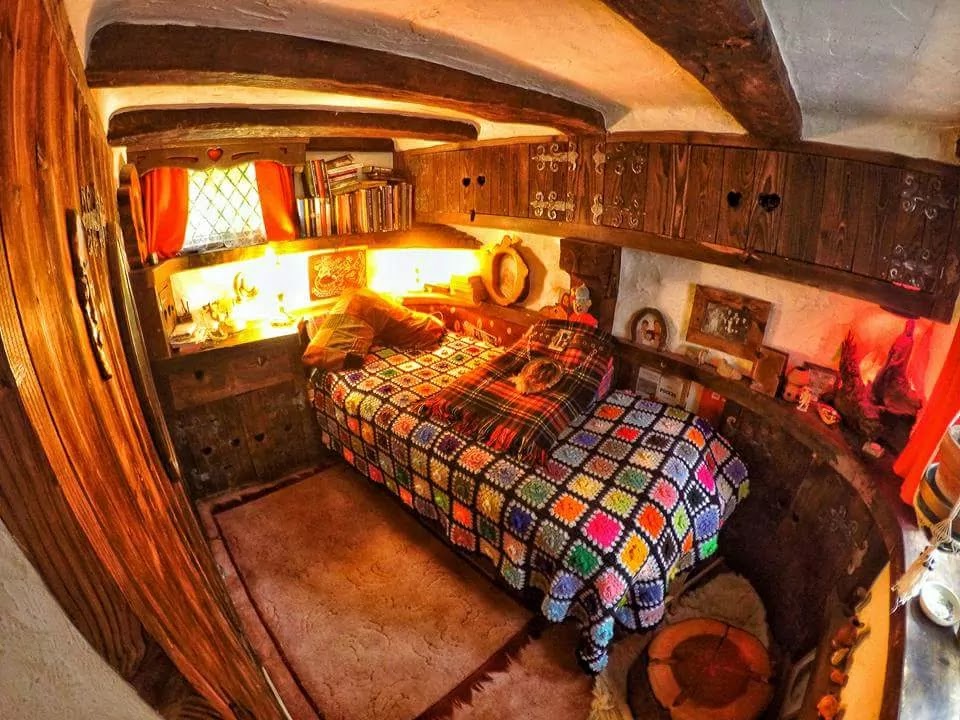 Man In Scotland Builds His Very Own Hobbit Home And It Is Still Functional After Almost 40 Years